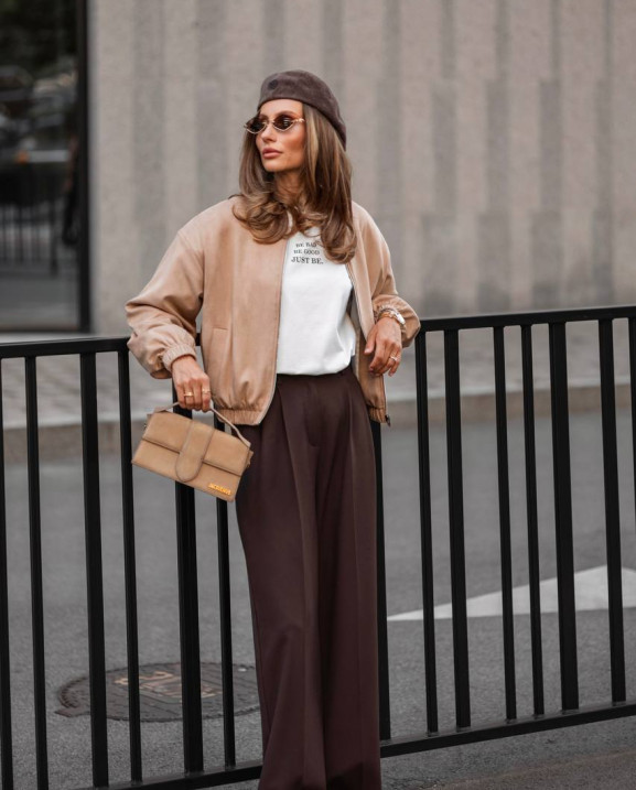 88 Бомбер з замши